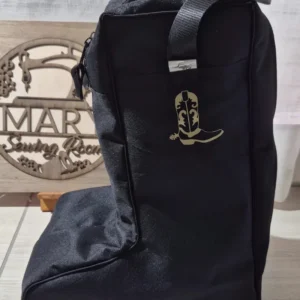 portabotas negro personalizable
