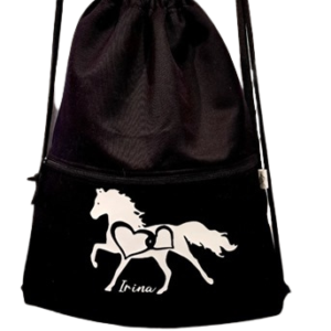 Mochila Negra Hípica